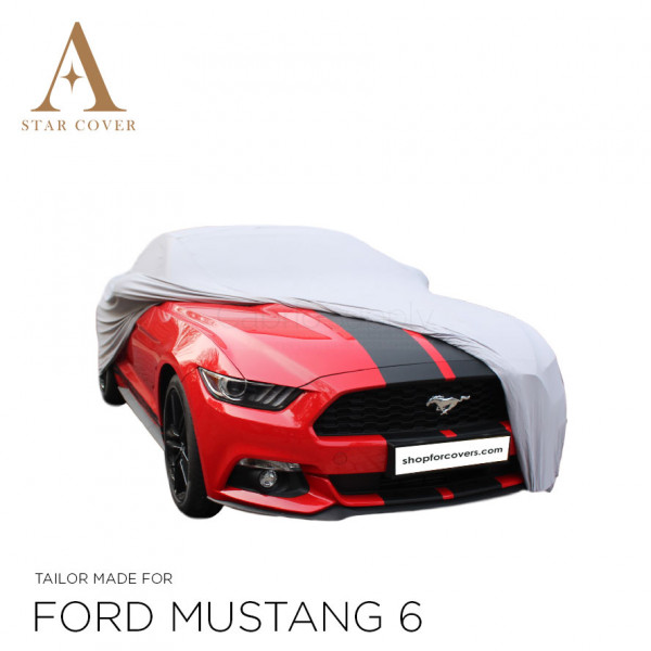 Ford Mustang VI 2014-present Indoor Cover - Silver grey
