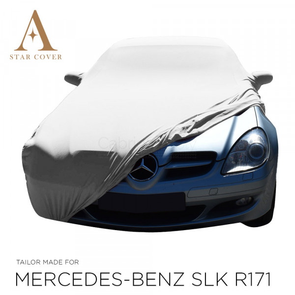 Mercedes-Benz SLK R171 Indoor Car Cover - Tailored - Mirror Pockets - Grey