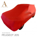 Peugeot 205 Convertible Indoor Cover  - Red