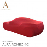 Alfa Romeo 4C Spider Indoor Cover  - Red