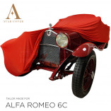 Alfa Romeo 6C Spider 1927-1933 - Indoor Car Cover - Red