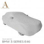 BMW 3 Series Convertible E46 Indoor Car Cover - Mirror Pockets - Silvergrey