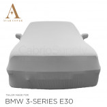 BMW 3 Series Convertible E30 Indoor Car Cover - Mirror Pockets - Silvergrey