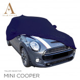 MINI Convertible (F57) Indoor Cover  - Mirror Pockets - Blue