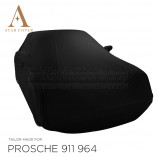 Porsche 911 Convertible (964) 1989-1994 - Outdoor Car Cover - Black - Mirror Pockets