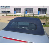 Porsche Boxster hood - glass rear window 2003-2005 - Black