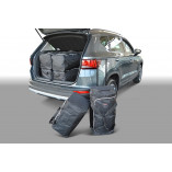 Seat Ateca 2016-present Car-Bags travel bags (low boot floor: no organiser, no 4WD)