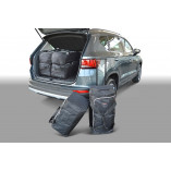 Seat Ateca 2016-present Car-Bags travel bags (high boot floor: with organiser or with 4WD)