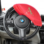 Steering Wheel Stretch Cover - Red
