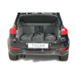 Volkswagen Tiguan (5N) 2007-2015 Car-Bags travel bags set (low boot floor)