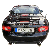 Mazda MX-5 NC (Mk 3) Coupe (Folding Roof - Steel) Luggage Rack - BLACK EDITION 2006-2014