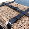  Luggage Belts Made of Leather - Black