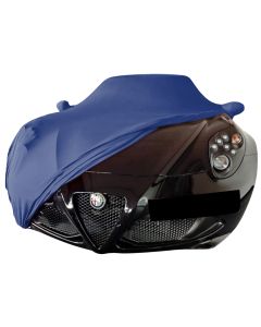 Alfa Romeo 4C Spider Indoor Cover - Mirror Pockets - Blue